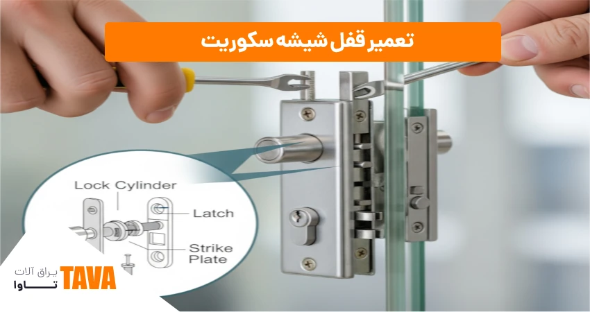 تعمیر قفل شیشه سکوریت