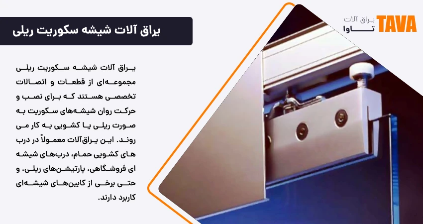 یراق آلات شیشه سکوریت ریلی